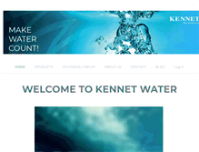 Tablet Screenshot of kennetwater.co.uk